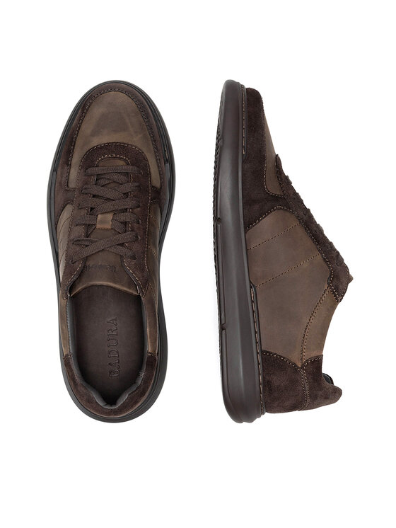 Badura Badura Sneakersy BOZEMAN II-34 MI08 Brązowy