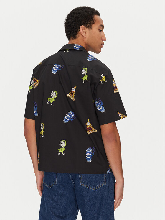 HUGO HUGO Särk 50534201 Must Regular Fit