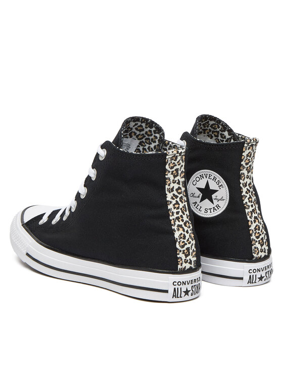 Converse Converse Trampki Chuck Taylor All Star Leopard A14940C Czarny