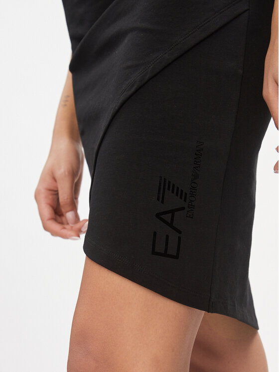 EA7 Emporio Armani EA7 Emporio Armani Vsakodnevna obleka 3DTA62 TJ01Z 1200 Črna Slim Fit