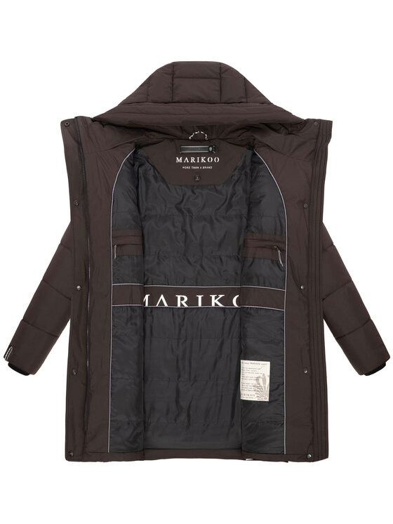 Marikoo Marikoo Kurtka zimowa Karumikoo XVI Brązowy Regular Fit