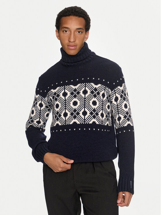 Paul&Shark Paul&Shark Rollkragenpullover 14311002 Dunkelblau Regular Fit