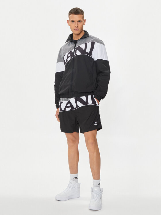Karl Kani Karl Kani Szorty sportowe Wavy Retro 6013814 Czarny Loose Fit