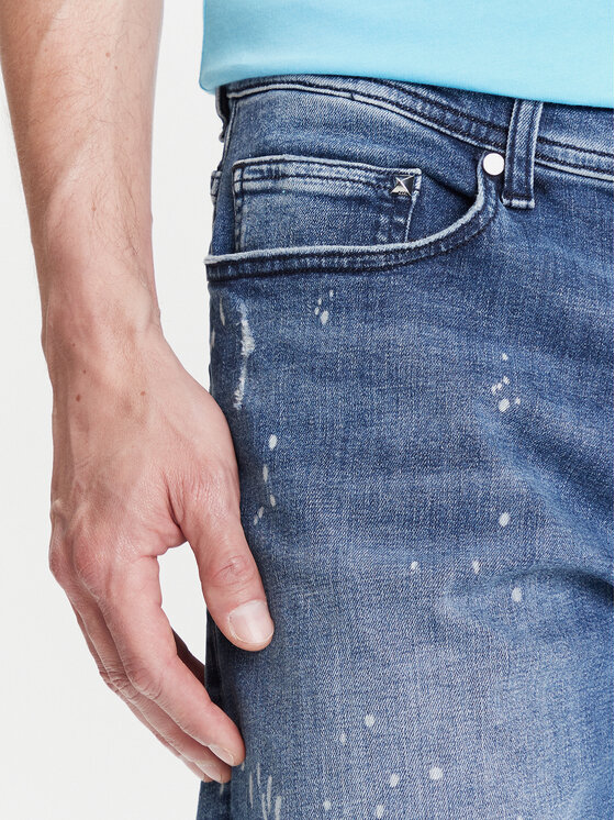 KARL LAGERFELD KARL LAGERFELD Jeansshorts 265820 552832 Dunkelblau Regular Fit