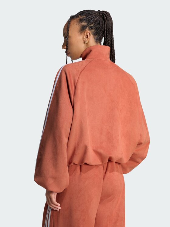 adidas adidas Kurtka anorak 171035 Pomarańczowy Loose Fit