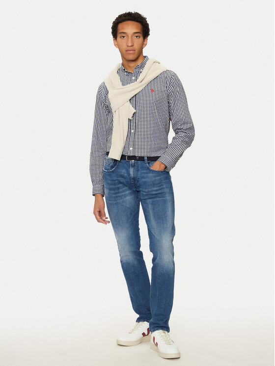 U.S. Polo Assn. U.S. Polo Assn. Marškiniai MUP3233 Tamsiai mėlyna Regular Fit