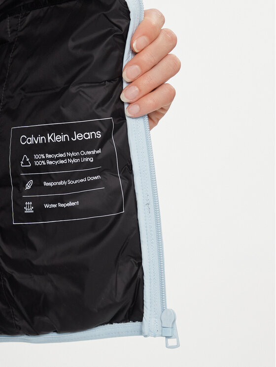 Calvin Klein Jeans Calvin Klein Jeans Pūkinė striukė J20J222585 Mėlyna Regular Fit