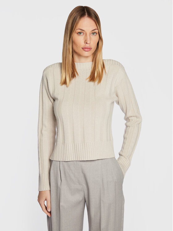 Maglione MAD222W070 Beige Slim Fit