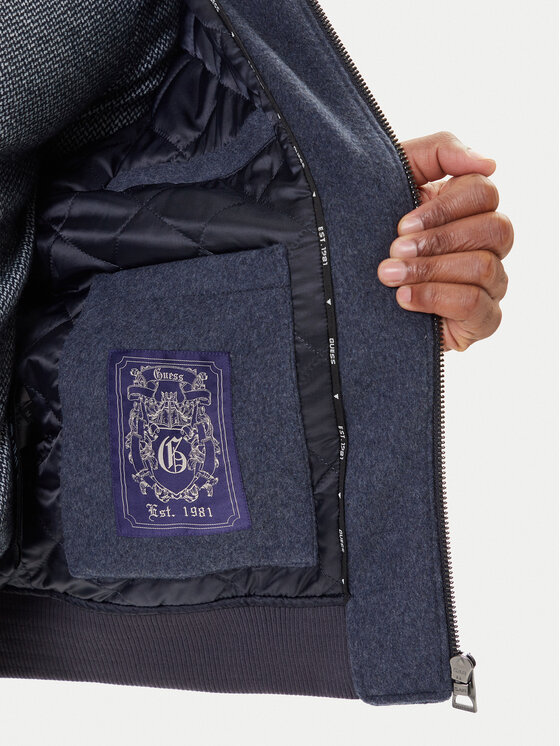 Guess Guess Übergangsjacke M5BL2K W0682 Dunkelblau Regular Fit