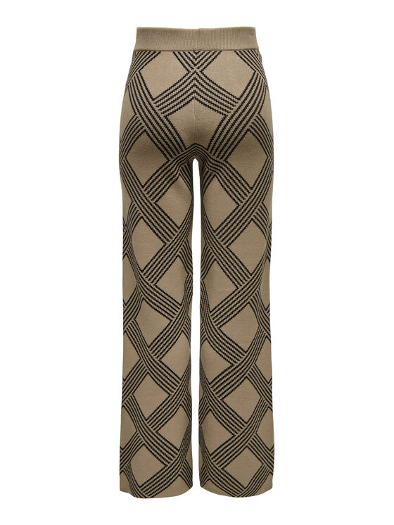 ONLY ONLY Pantaloni in maglia Anny 15327634 Beige Loose Fit