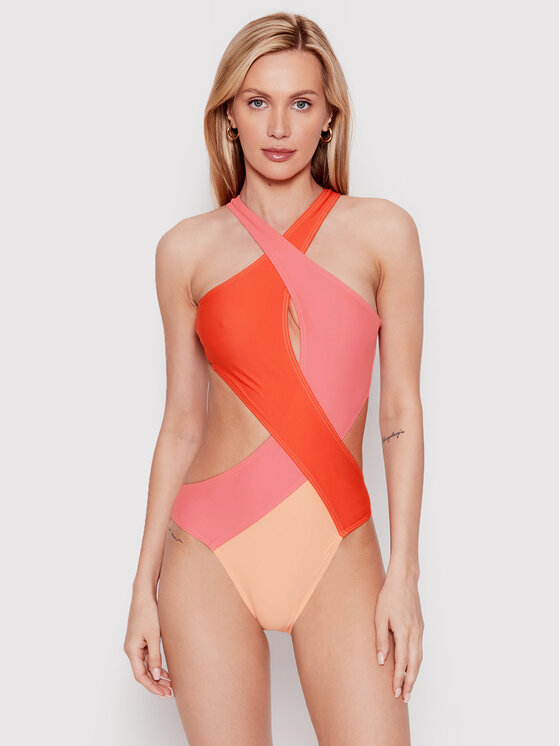 Drivemebikini Drivemebikini Купальник La Maddalena 2022-DRV-069_NT Оранжевий
