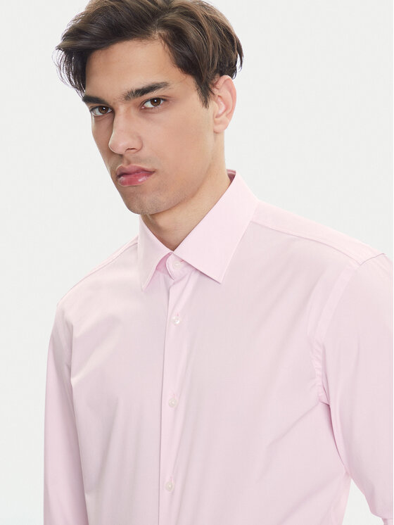 BOSS BOSS Koszula H-Hank 50469345 Różowy Slim Fit