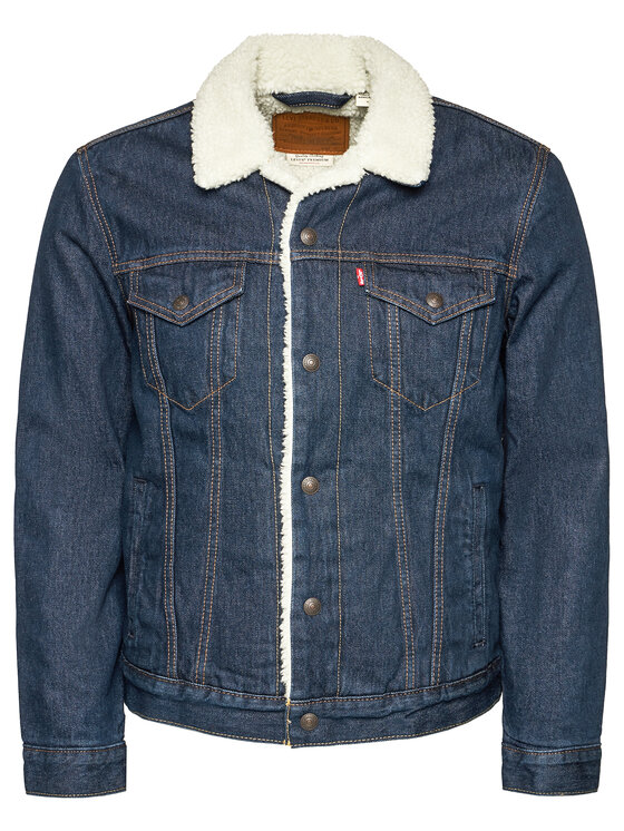 Levi's® Levi's® Τζιν μπουφάν Type III Sherpa 16365-0084 Σκούρο μπλε Regular Fit