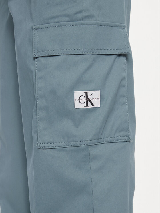 Calvin Klein Jeans Calvin Klein Jeans Spodnie cargo Cargo Pant J20J222607 Niebieski Regular Fit