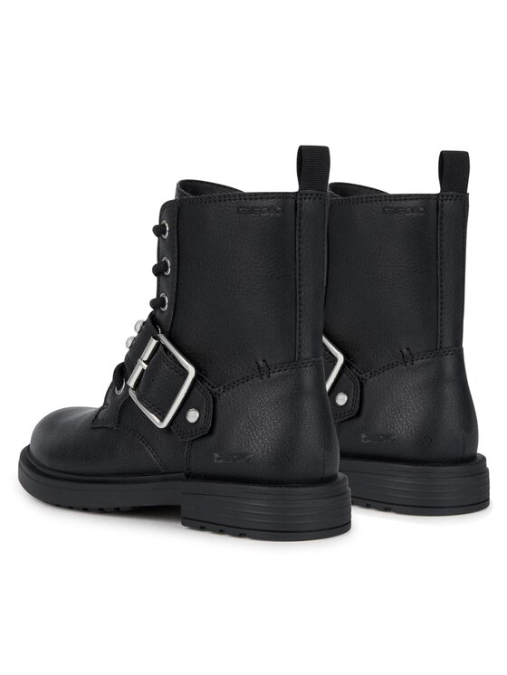Geox Geox Botine Jr Eclair J369QD 000BU C9999 S Negru