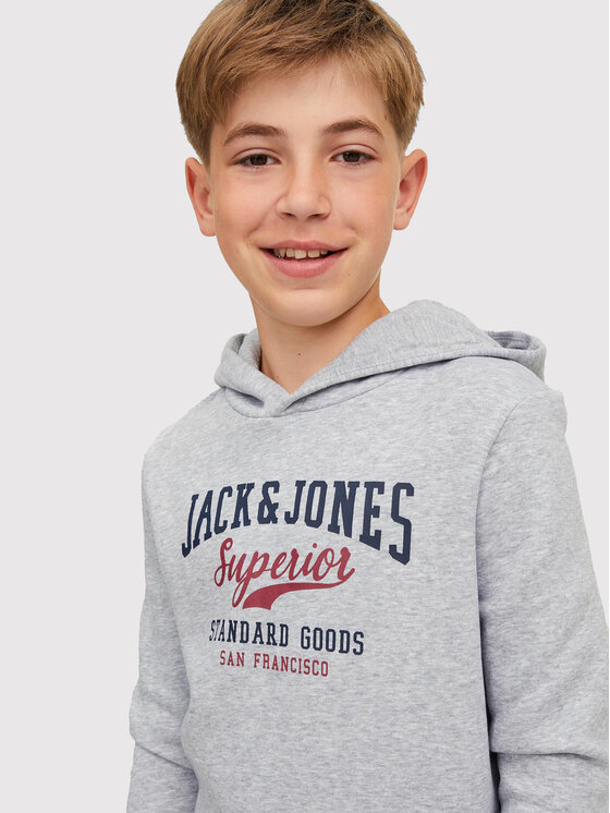 Jack&Jones Junior Jack&Jones Junior Jopa Logo 12212287 Siva Regular Fit