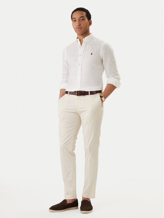 Polo Ralph Lauren Polo Ralph Lauren Srajca 710968915505 Bela Slim Fit
