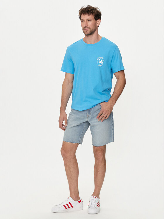 Gap Gap Jeans kratke hlače 602501-00 Modra Straight Fit