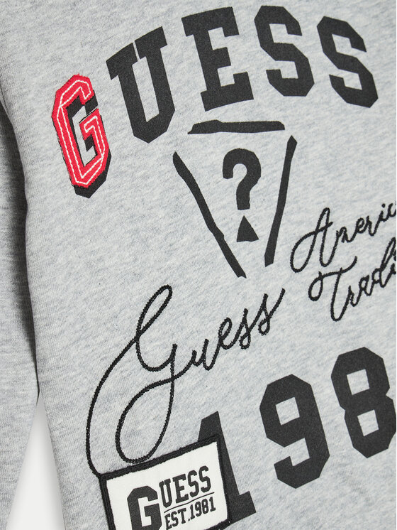 Guess Guess Halenka N4BI13 K8VA3 Šedá Regular Fit