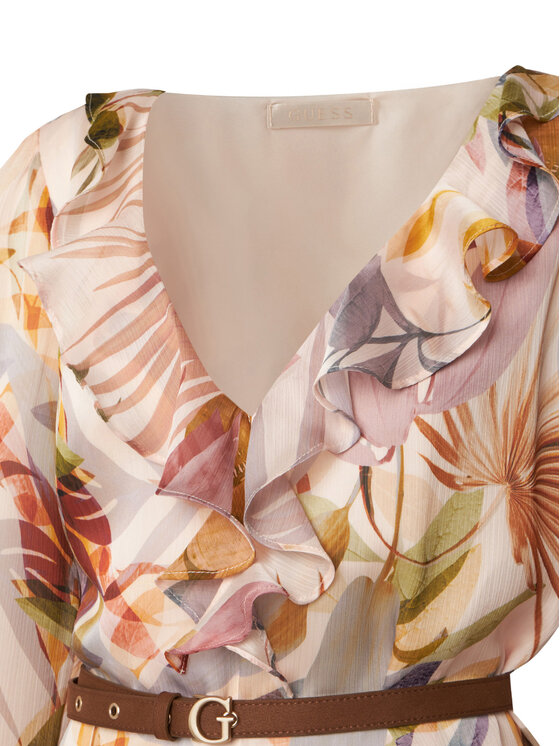 Guess Guess Ежедневна рокля W6YK35 W2959 Розов Regular Fit
