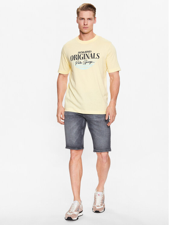 T-shirt 12234267 Giallo Standard Fit