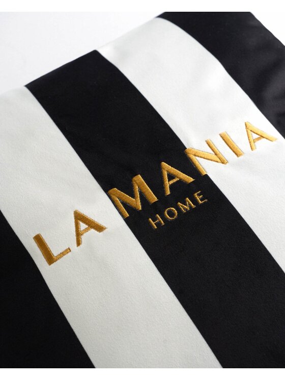 La Mania La Mania Poduszka dekoracyjna Stripes Luxury Czarny