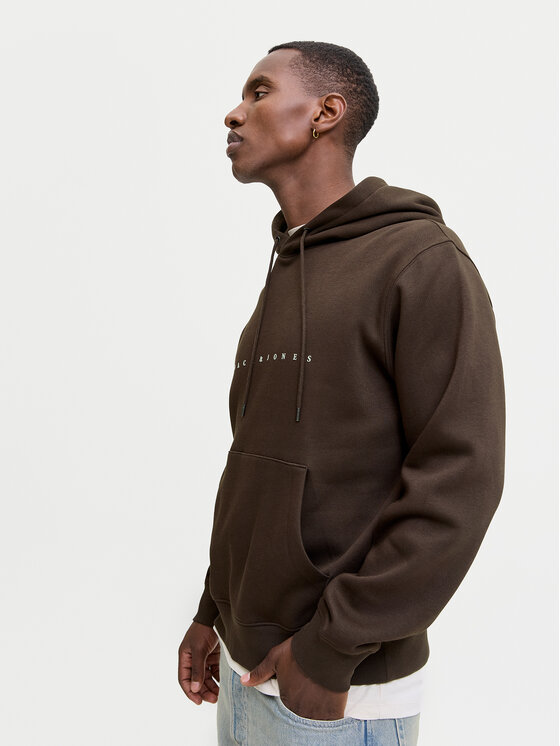 Jack&Jones Jack&Jones Majica dugih rukava Star 12233972 Smeđa Relaxed Fit