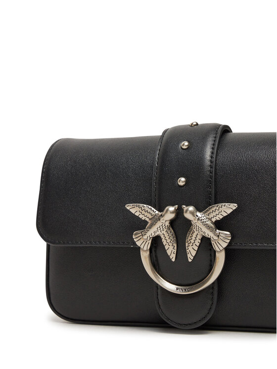 PINKO PINKO Handtasche Love One Mini Slouchy Fl PE 25 PLTT 104340 A0QO Schwarz