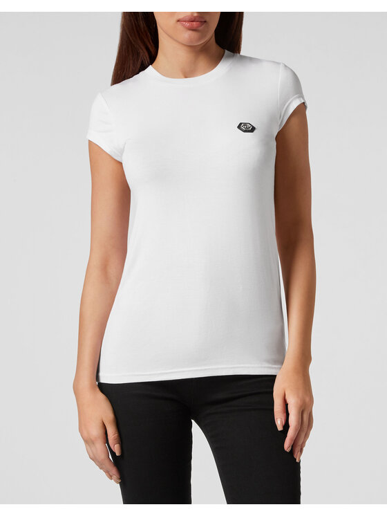 PHILIPP PLEIN PHILIPP PLEIN T-Shirt 3381 Biały Regular Fit
