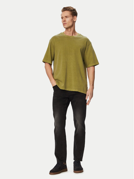 Americanos Americanos Traperice New Jersey W126-AMMTR-1004-48D Crna Slim Fit