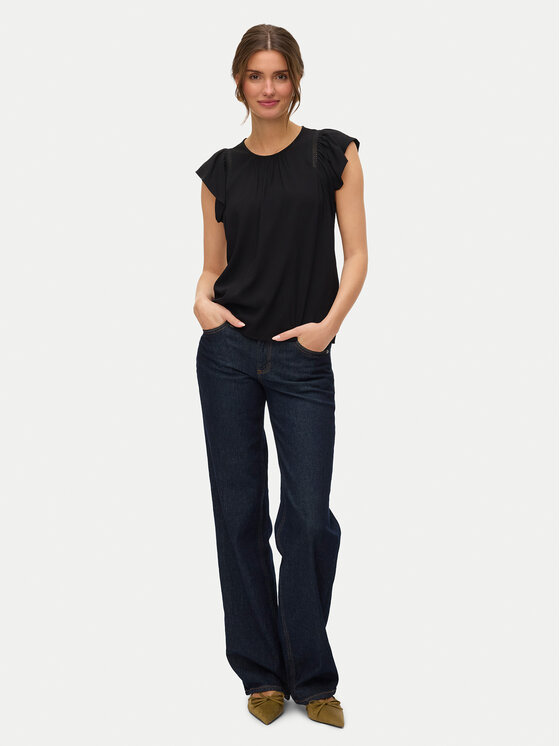 Vero Moda Vero Moda Majica Bella 10325248 Crna Standard Fit