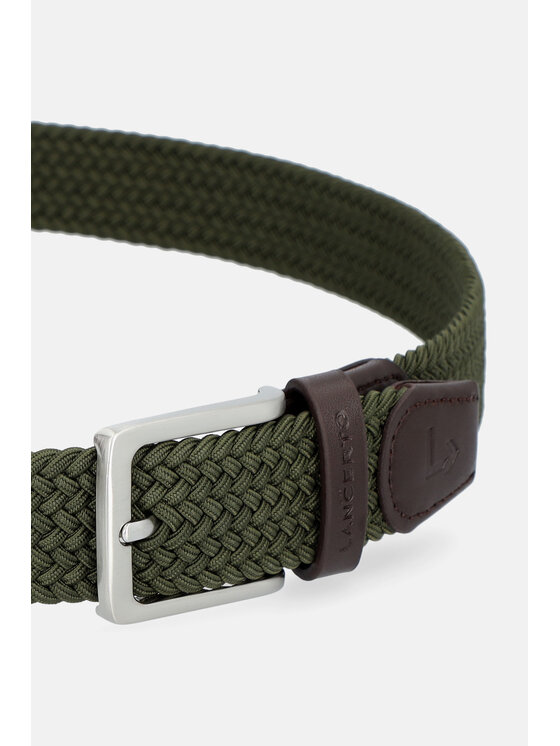 Lancerto Lancerto Pasek Męski Pleat PS090124000028 Zielony