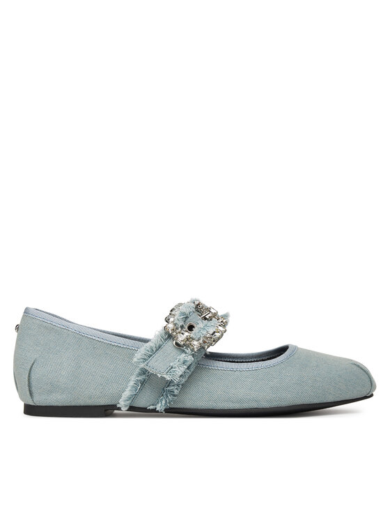 Buffalo Ballerinas Daphne Glam 1620028 Blau, Größe 41