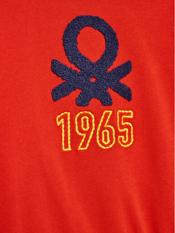 United Colors Of Benetton United Colors Of Benetton Majica dugih rukava 3J68G104C Crvena Regular Fit