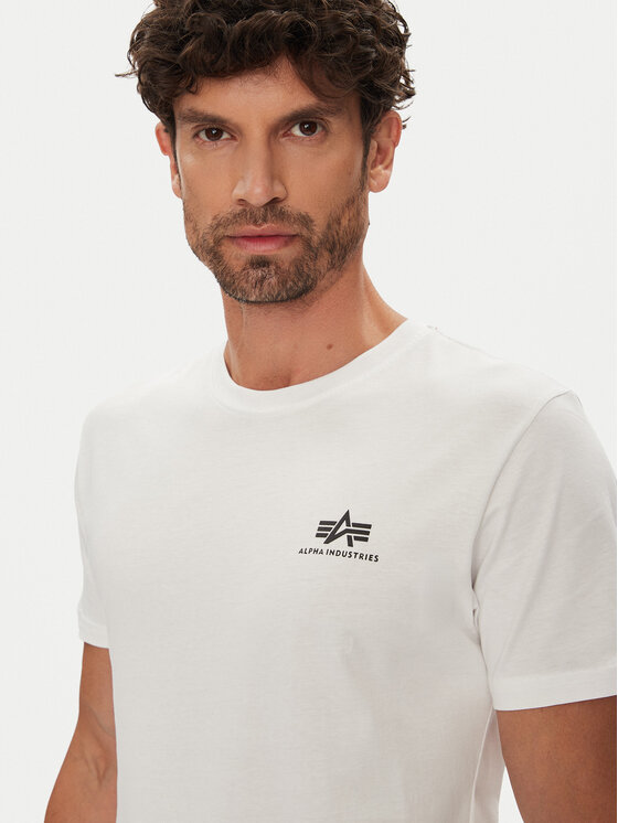 Alpha Industries Alpha Industries Komplet 2 t-shirtów AI.258500-95 Biały Basic Fit