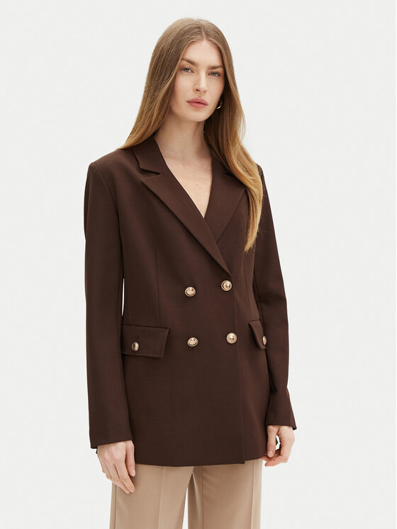 Guess Guess Švarkas W5RN49 WGX02 Ruda Regular Fit