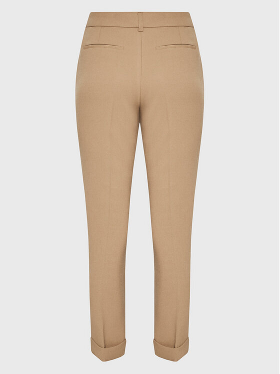 TATUUM Tatuum Kalhoty z materiálu Maxo T2220.140 Béžová Slim Fit