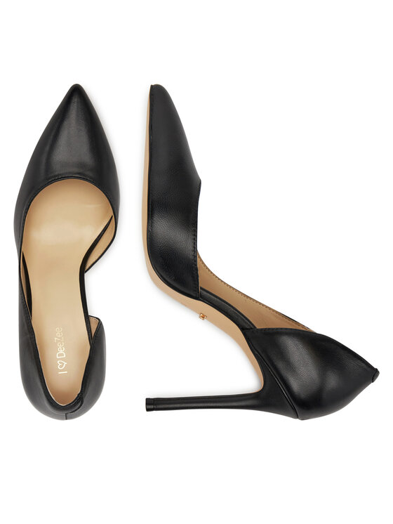 DeeZee DeeZee Pantofi cu toc subțire DZ-09 Negru