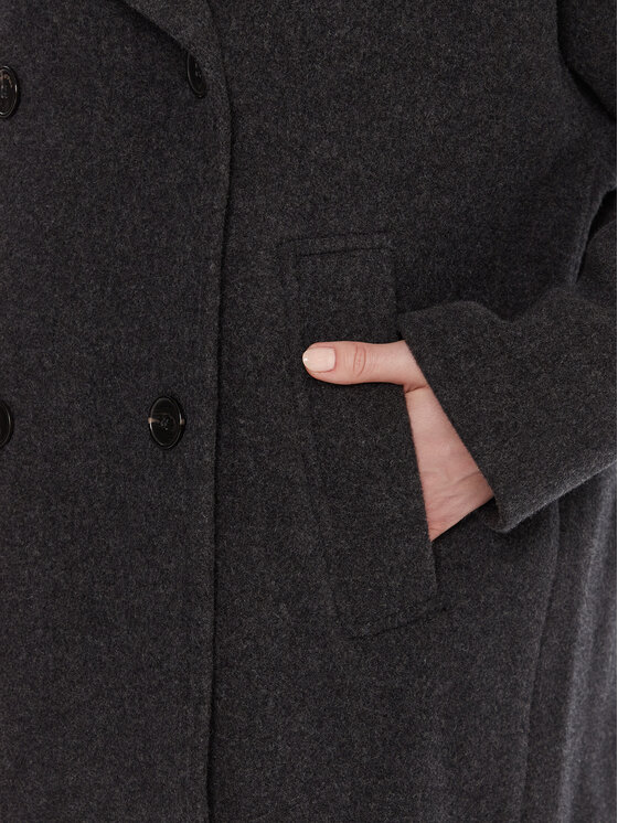 Marc O'Polo Marc O'Polo Vilnas mētelis 508 0302 71151 Pelēks Relaxed Fit