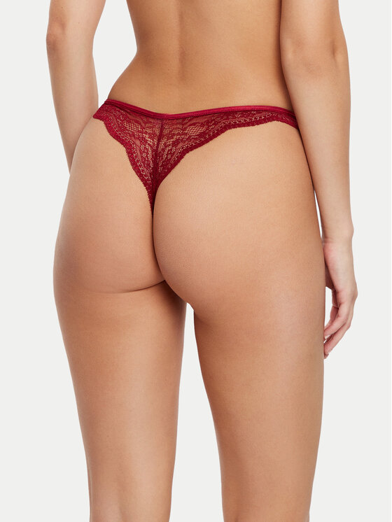Hunkemöller Hunkemöller Braziljske spodnje hlačke Isabelle 206371 Bordo rdeča