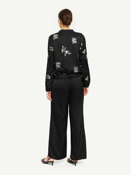 KMX KMX Marynarka 107860007 Czarny Straight Fit
