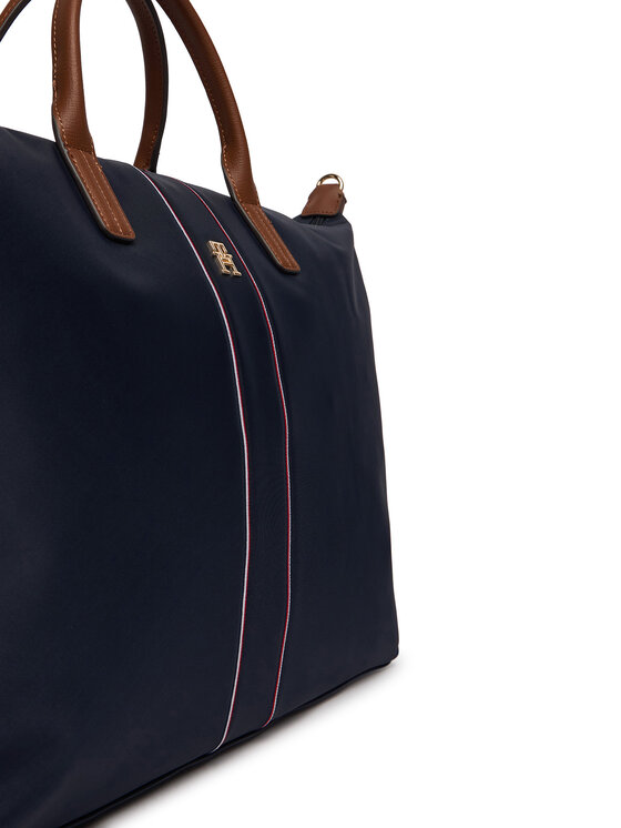 Tommy Hilfiger Tommy Hilfiger Ročna torba Popette Weekender Corp AW0AW18529 Modra