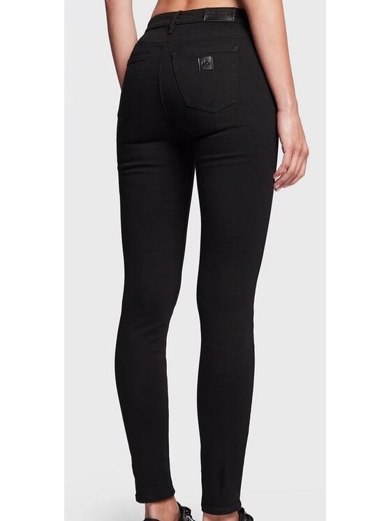 Armani Exchange Armani Exchange Jeansy 8NYJ01 Y1TAZ 1200 Czarny Super Skinny Fit
