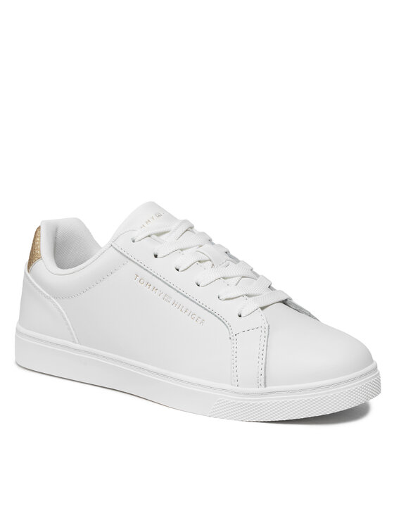 Tommy Hilfiger Tommy Hilfiger Снікерcи Essential Cupsole Sneaker Gold FW0FW07869 Écru