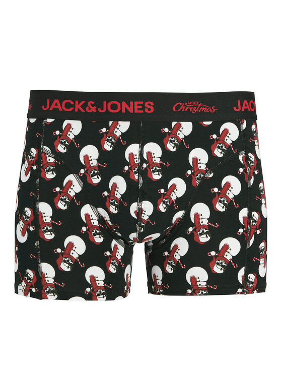 Jack & Jones Jack & Jones Komplet bokserki i skarpety Snow Skulls Giftbox 12285138 Czarny