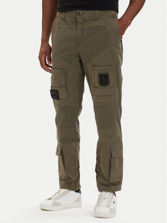 Aeronautica Militare Aeronautica Militare Cargohose 261PA1387UCT01493 Grün Regular Fit