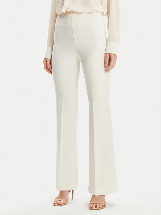 ViCOLO ViCOLO Medžiaginės kelnės TB0079 Écru Regular Fit