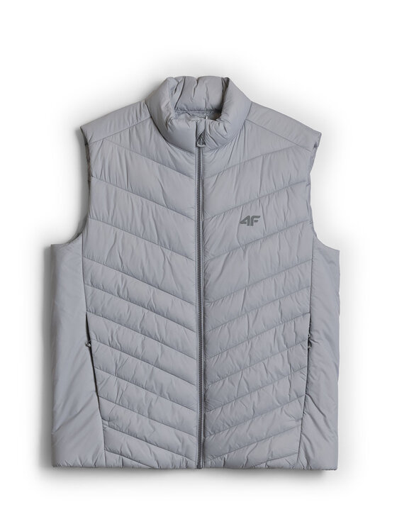 4F 4F Kamizelka BASIC+ Szary Regular Fit