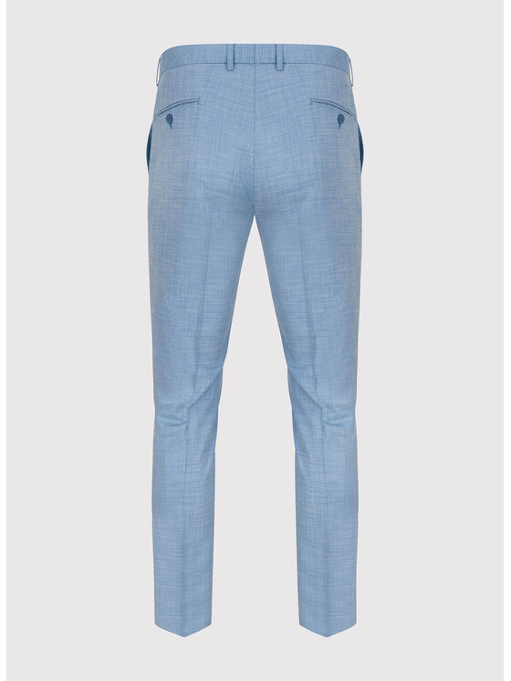 Pako Lorente Pako Lorente Spodnie garniturowe P23SF-6G-024 Niebieski Slim Fit