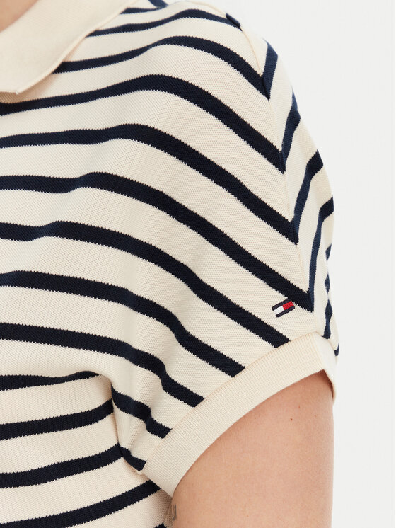 Tommy Hilfiger Tommy Hilfiger Každodenní šaty WW0WW44514 Béžová Regular Fit